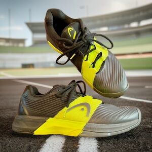 Head Revolt Pro 4.0 Men's Tennis Shoe - Black/Yellow SZ 9.5 Really Nice
